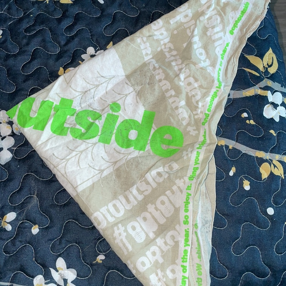 FREE W/PURCHASE REI CoOp #Optoutside Handkerchief
